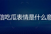 微信上吃瓜表情是什么意思